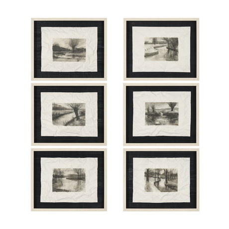 Before the Rain I by Mercana Studio a Hand Embelished Textured Framed Art Print Matted under Glass from Mercana - Luna Furniture