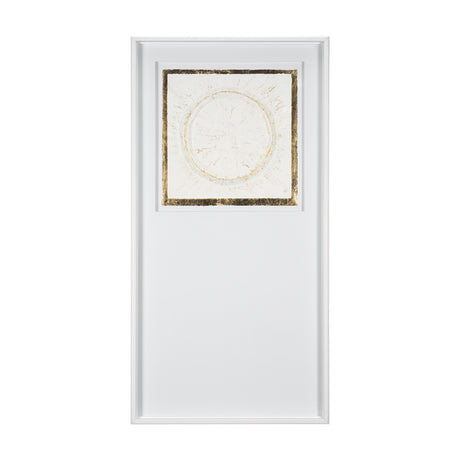 Caldera White by Studio M a handmade Original Framed Artwork under Glass from Mercana - Luna Furniture