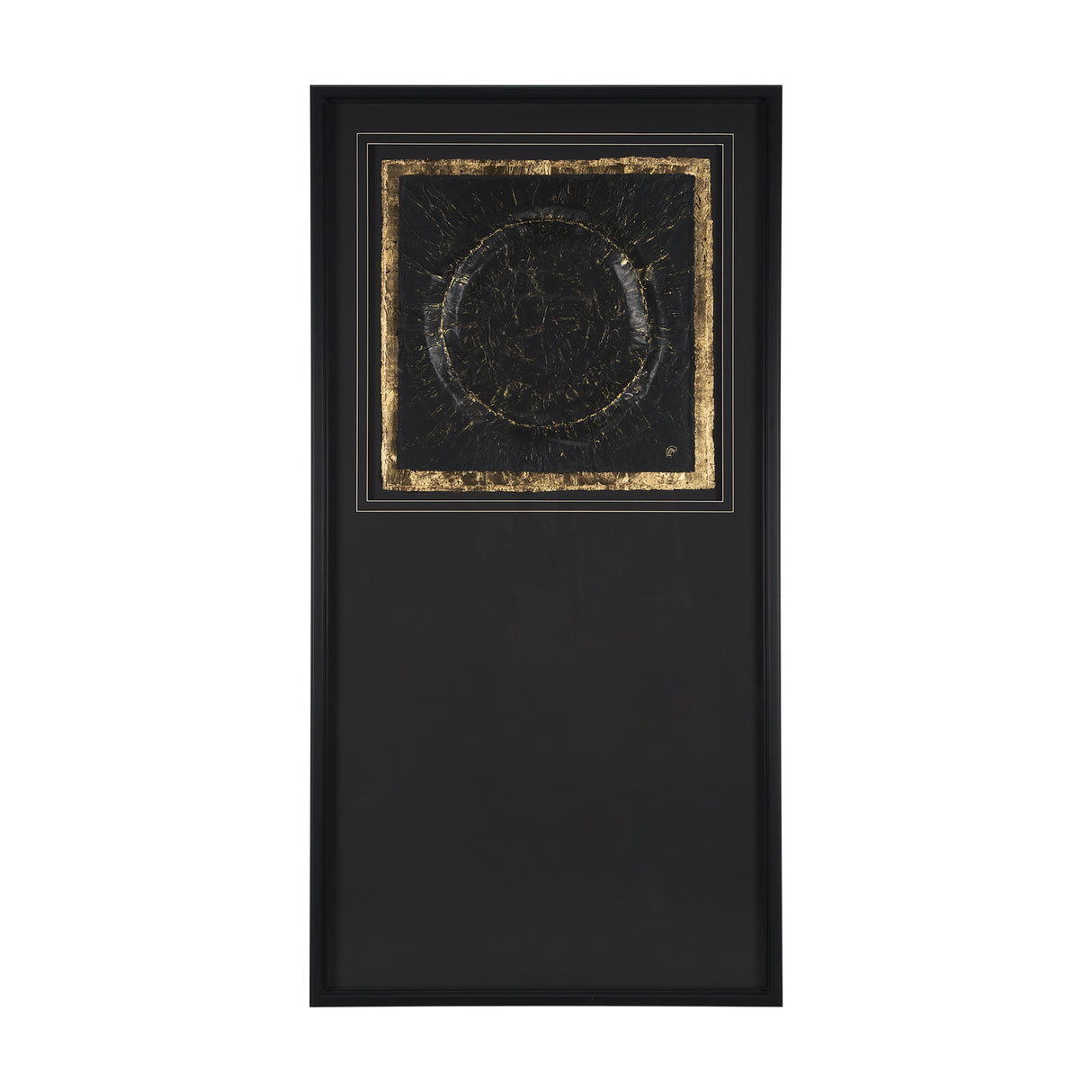 Caldera Black by Studio M a handmade Original Framed Artwork under Glass from Mercana - Luna Furniture
