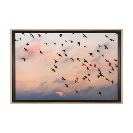 Evening Flight by Mercana Studio a Hand Embellished Textured Framed Photo Art Print Matted under Gla from Mercana - Luna Furniture