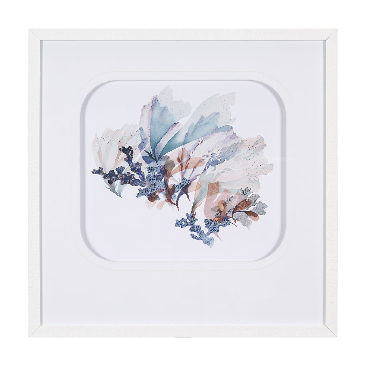 Seagrass - Stir by Mercana Studio a Hand Embellished Textured Framed Art Print Matted under Glass from Mercana - Luna Furniture