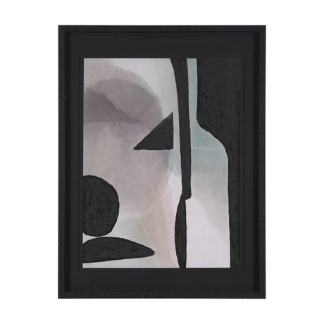 Shape Shift - Arrange by Mercana Studio Hand Embellished Textured Framed Art Print Matted under Glas from Mercana - Luna Furniture