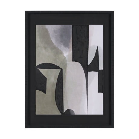 Shape Shift - Tessellate by Mercana Studio Hand Embellished Framed Art Print Matted under Glass from Mercana - Luna Furniture