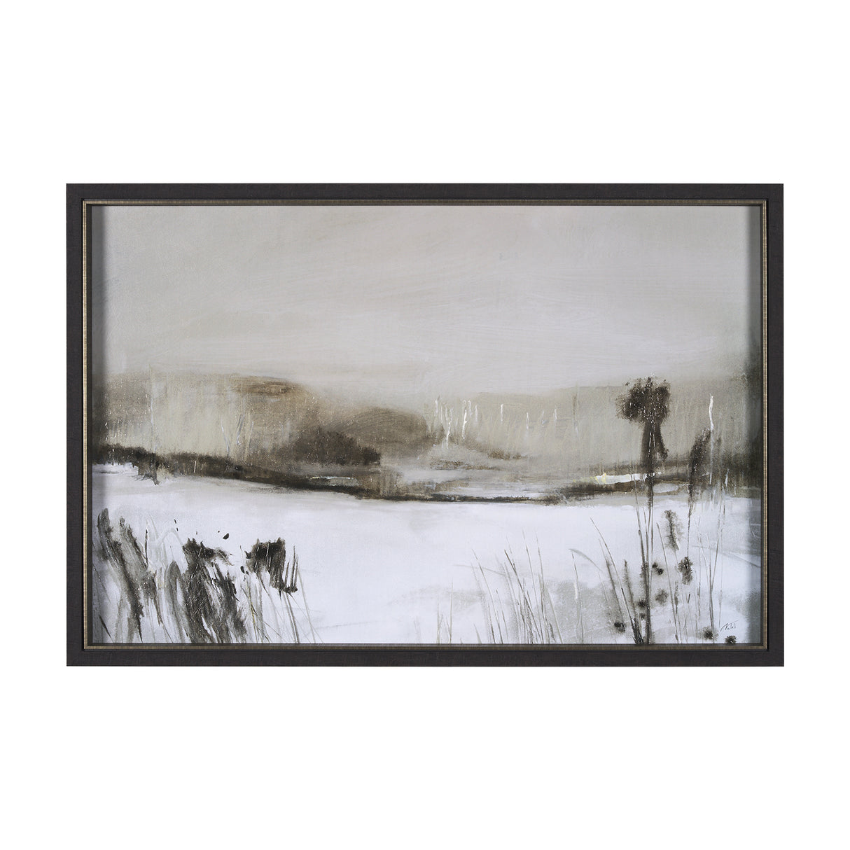 Winter Day II by Mercana Studio a Hand Embellished Textured Framed Art Print from Mercana - Luna Furniture