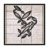 Papyrus Foliage II by Mercana Studio a Hand Embellished Textured Framed Art Print from Mercana - Luna Furniture
