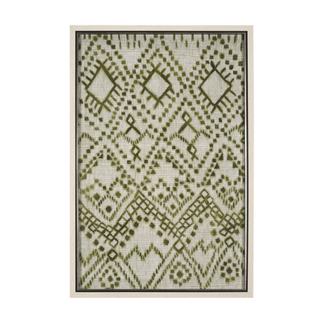 Story Teller II Olive by Mercana Studio a Hand Embelished Textured Framed Art Print from Mercana - Luna Furniture