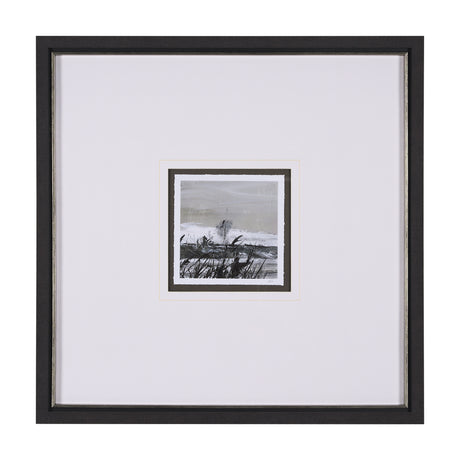 Winter Day III by Mercana Studio a Hand Embellished Textured Framed Art Print Matted under Glass from Mercana - Luna Furniture