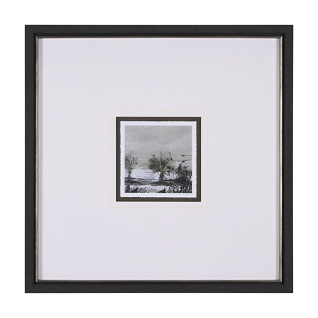 Winter Day IV by Mercana Studio a Hand Embellished Textured Framed Art Print Matted under Glass from Mercana - Luna Furniture