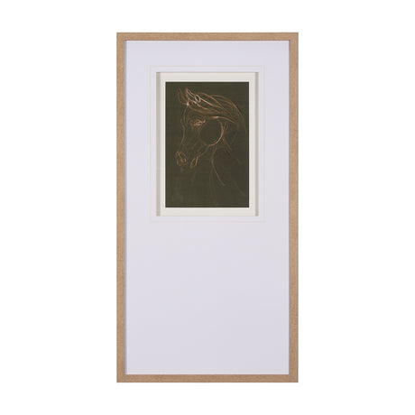 Arabian Horse III Olive by Mercana Studio Hand Embellished Framed Art Print Matted under Glass from Mercana - Luna Furniture