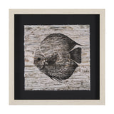 Wood Grain Fish II by Mercana Studio a Hand Embellished Textured Framed Art Print Matted under Glass from Mercana - Luna Furniture