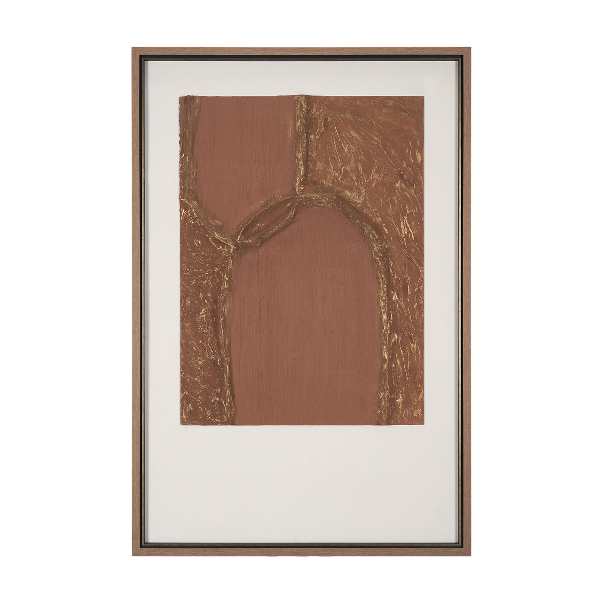 Terracotta Arches I by Studio M a handmade Original Framed 3D Textured Artwork under Glass from Mercana - Luna Furniture