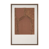 Terracotta Arches I by Studio M a handmade Original Framed 3D Textured Artwork under Glass from Mercana - Luna Furniture