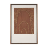 Terracotta Arches II by Studio M a handmade Original Framed 3D Textured Artwork under Glass from Mercana - Luna Furniture