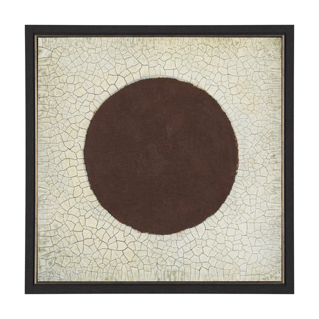 Red Sun by Mercana Studio a Hand Embellished Textured Framed Canvas from Mercana - Luna Furniture