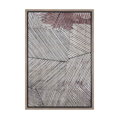 Papyrus Texture I by Mercana Studio a Hand Embellished Textured Framed Canvas from Mercana - Luna Furniture