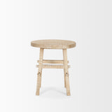 Rosie Small Blonde Wood End Table from Mercana - Luna Furniture