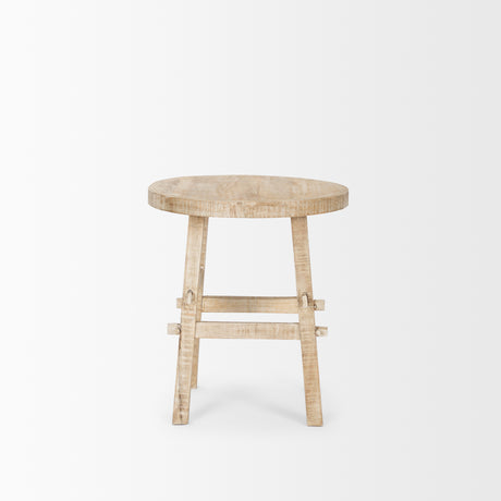 Rosie Small Blonde Wood End Table from Mercana - Luna Furniture