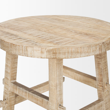 Rosie Small Blonde Wood End Table from Mercana - Luna Furniture