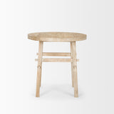 Rosie Large Blonde Wood End Table from Mercana - Luna Furniture