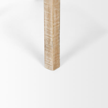 Rosie Large Blonde Wood End Table from Mercana - Luna Furniture