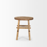 Rosie Small Brown Wood End Table from Mercana - Luna Furniture