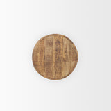 Rosie Small Brown Wood End Table from Mercana - Luna Furniture