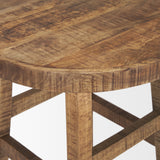 Rosie Small Brown Wood End Table from Mercana - Luna Furniture