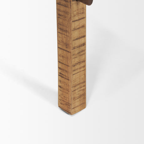 Rosie Small Brown Wood End Table from Mercana - Luna Furniture