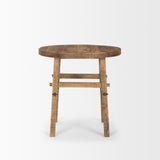Rosie Large Brown Wood End Table from Mercana - Luna Furniture