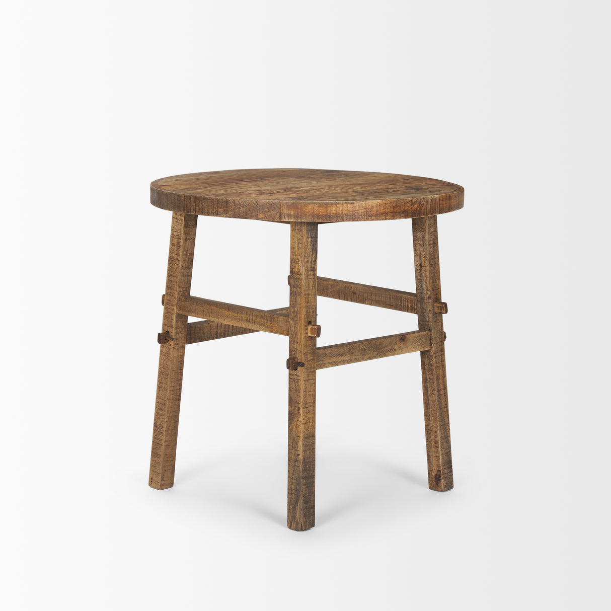 Rosie Large Brown Wood End Table from Mercana - Luna Furniture