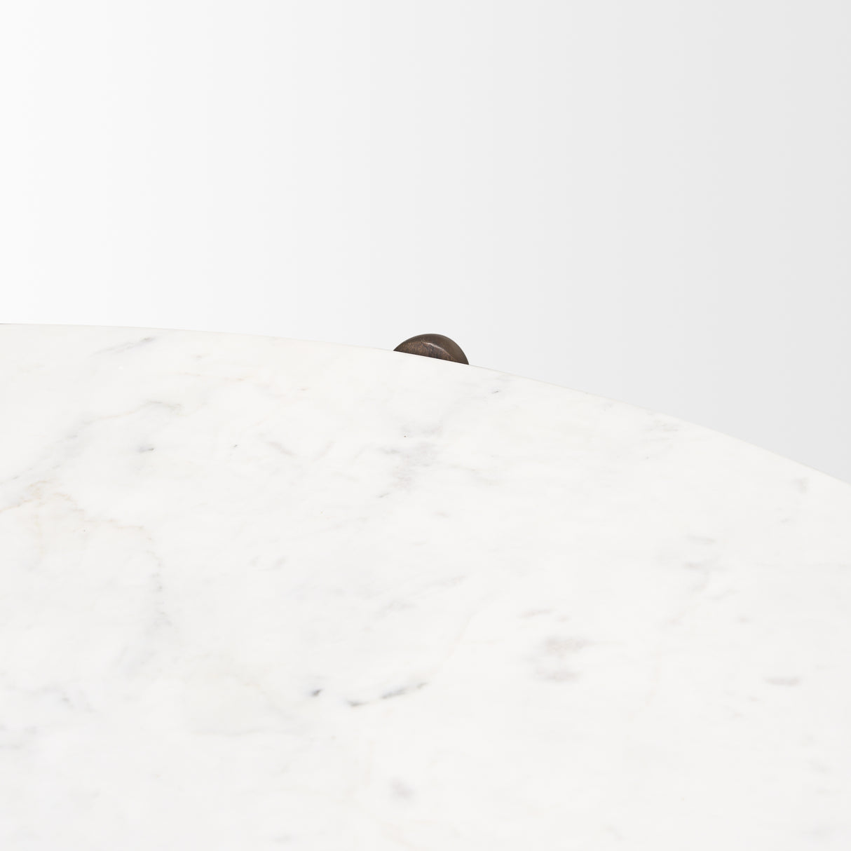 Rumer Dark Brown Wood w/ White Marble Coffee Table from Mercana - Luna Furniture