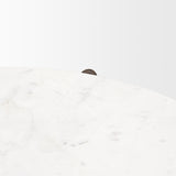 Rumer Dark Brown Wood w/ White Marble Coffee Table from Mercana - Luna Furniture