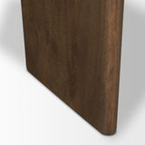 Rumer Dark Brown Wood w/ White Marble Coffee Table from Mercana - Luna Furniture