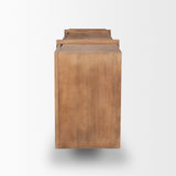 Eula Medium Brown Wood 4-Door Sideboard from Mercana - Luna Furniture