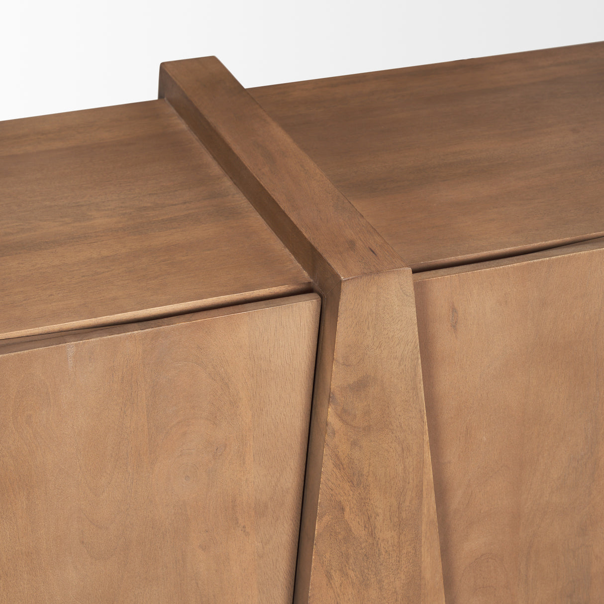 Eula Medium Brown Wood 4-Door Sideboard from Mercana - Luna Furniture