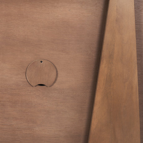Eula Medium Brown Wood 4-Door Sideboard from Mercana - Luna Furniture