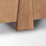 Eula Medium Brown Wood 4-Door Sideboard from Mercana - Luna Furniture