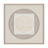 String Net I by Studio M a handmade Original Framed 3D Textured Artwork under Glass from Mercana - Luna Furniture