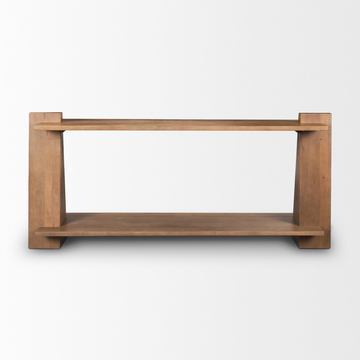 Eula Medium Brown Wood Console Table from Mercana - Luna Furniture