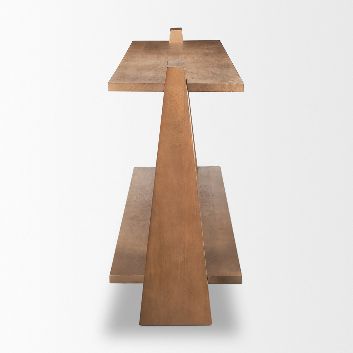 Eula Medium Brown Wood Console Table from Mercana - Luna Furniture