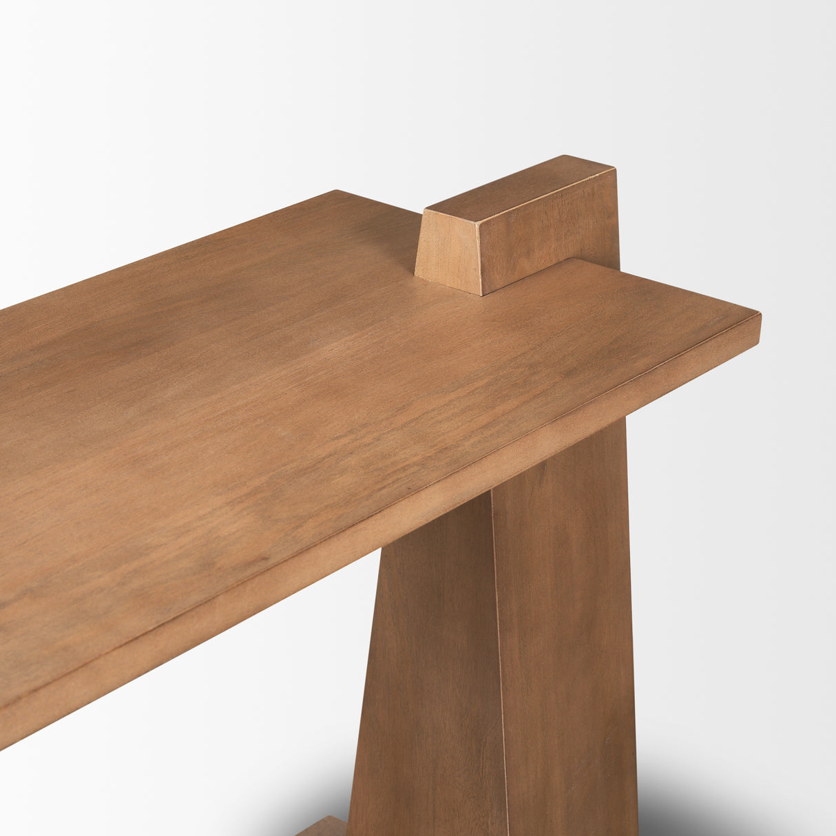Eula Medium Brown Wood Console Table from Mercana - Luna Furniture