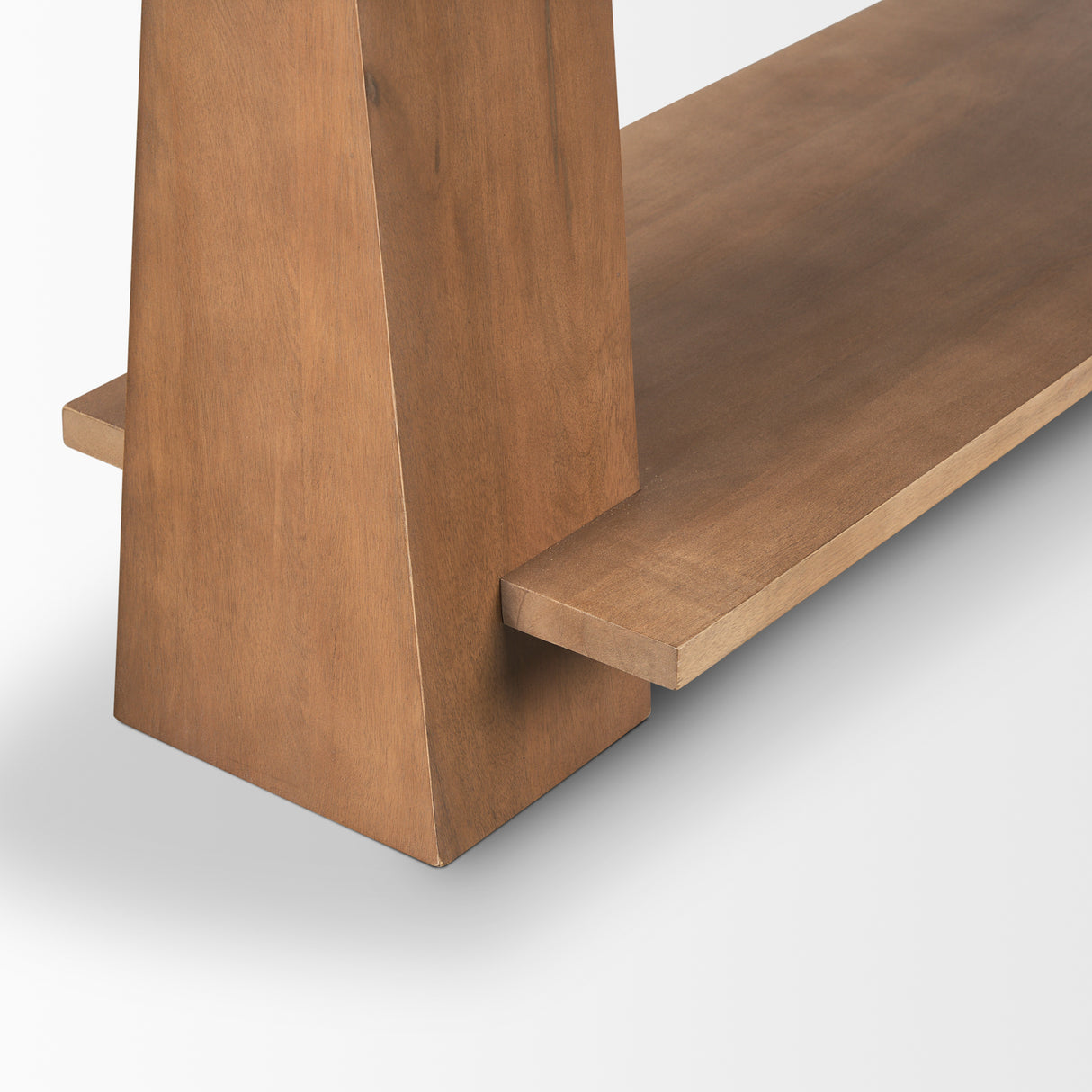 Eula Medium Brown Wood Console Table from Mercana - Luna Furniture