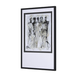Gathering I by Mercana Studio a Hand Embellished Textured Framed Art Print Matted under Glass from Mercana - Luna Furniture