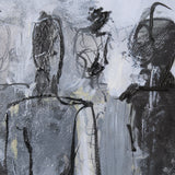 Gathering I by Mercana Studio a Hand Embellished Textured Framed Art Print Matted under Glass from Mercana - Luna Furniture