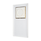 Caldera White by Studio M a handmade Original Framed Artwork under Glass from Mercana - Luna Furniture