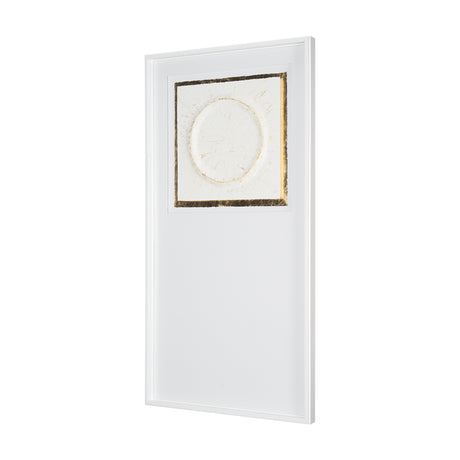 Caldera White by Studio M a handmade Original Framed Artwork under Glass from Mercana - Luna Furniture