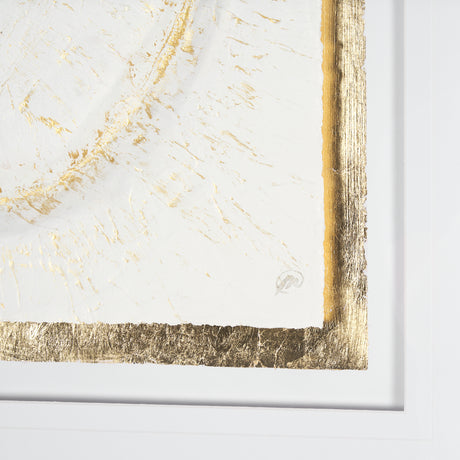 Caldera White by Studio M a handmade Original Framed Artwork under Glass from Mercana - Luna Furniture