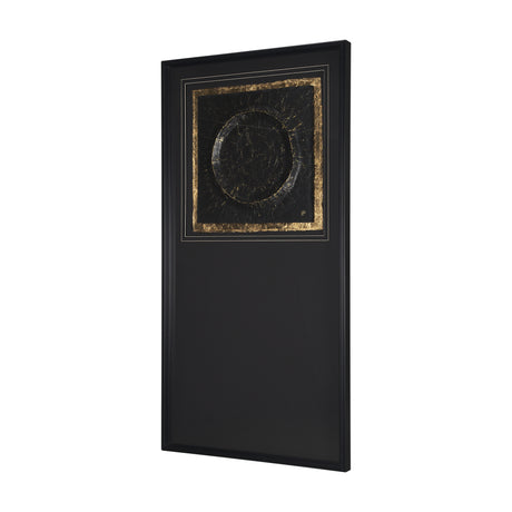 Caldera Black by Studio M a handmade Original Framed Artwork under Glass from Mercana - Luna Furniture