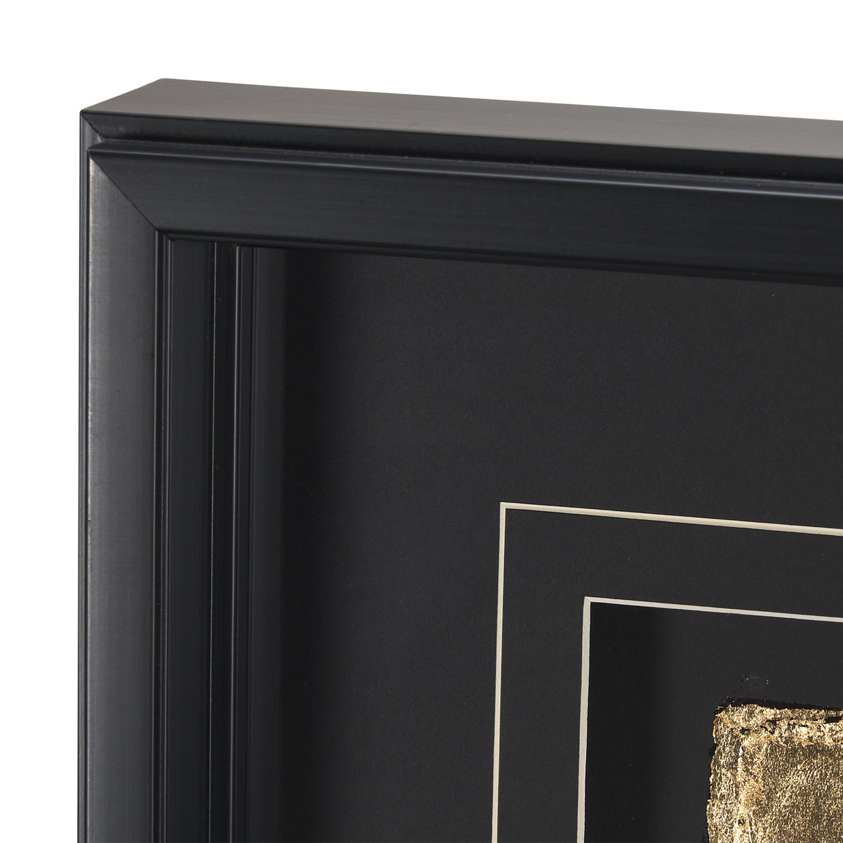 Caldera Black by Studio M a handmade Original Framed Artwork under Glass from Mercana - Luna Furniture