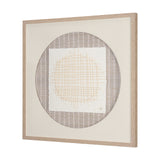 String Net I by Studio M a handmade Original Framed 3D Textured Artwork under Glass from Mercana - Luna Furniture